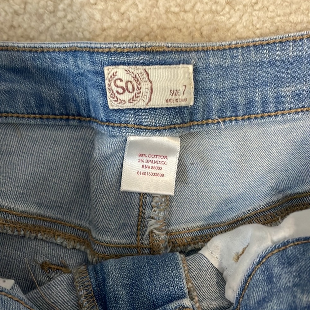 Basic Blue Jean Shorts - Picture 3 of 3